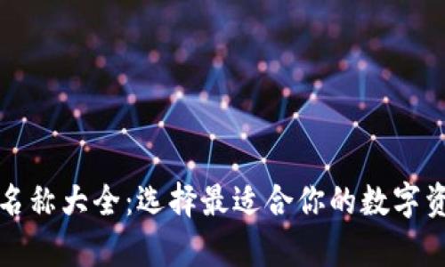 比特币钱包名称大全：选择最适合你的数字资产存储方案