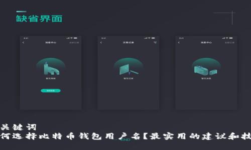 和关键词  
如何选择比特币钱包用户名？最实用的建议和技巧