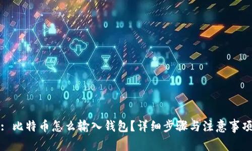 : 比特币怎么输入钱包？详细步骤与注意事项