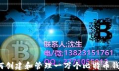 如何创建和管理一万个比特币钱包？